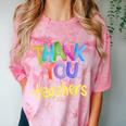 Thank You Teacher Appreciation Graduation Men Women Girls Kids Comfort Color Blast T-Shirt Clay