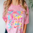 Tie Dye Happy Last Day Of School Graduation Teacher Student Comfort Color Blast T-Shirt Clay