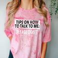 Tips On How To Talk To Me Please Don't Introvert Comfort Color Blast T-Shirt Clay Tips On How To Talk To Me Please Don't Introvert Comfort Color Blast T-Shirt Clay