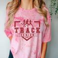 Track Senior Night Track Senior 2025 Graduation 36 Comfort Color Blast T-Shirt Clay