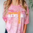 Track Senior Night Track Senior 2025 Graduation 8 Comfort Color Blast T-Shirt Clay