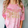 Travel Themed Graduation Tshirt Comfort Color Blast T-Shirt Clay