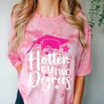 Two Degrees Hotter Graduation 2025 Diploma College Masters Comfort Color Blast T-Shirt Clay
