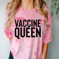 Vaccine Queen Nursing Graduation Shirt Comfort Color Blast T-Shirt Clay