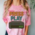 VHS Cassette Retro Analog Nostalgia Theme Comfort Color Blast T-Shirt Clay VHS Cassette Retro Analog Nostalgia Theme Comfort Color Blast T-Shirt Clay