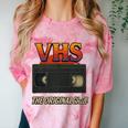 VHS Tape Nostalgia Old School Technology Humor Premium Comfort Color Blast T-Shirt Clay