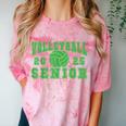 Volleyball Senior Night Volleyball Senior 2025 Graduation 16 Comfort Color Blast T-Shirt Clay