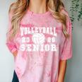 Volleyball Senior Night Volleyball Senior 2026 Graduation 1 Comfort Color Blast T-Shirt Clay