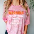 Warning Protein Intake Exceeds Social Awareness Introvert Comfort Color Blast T-Shirt Clay Warning Protein Intake Exceeds Social Awareness Introvert Comfort Color Blast T-Shirt Clay