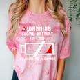 Warning Social Battery Is Low Introvert Shirt Comfort Color Blast T-Shirt Clay
