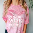 Women's Class Of 2026 Senior Graduation School College Comfort Color Blast T-Shirt Clay