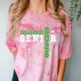 Wrestling Senior Night Wrestling Senior 2025 Graduation 34 Comfort Color Blast T-Shirt Clay