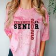 Wrestling Senior Night Wrestling Senior 2025 Graduation 69 Comfort Color Blast T-Shirt Clay
