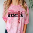Wrestling Senior Night Wrestling Senior 2025 Graduation 70 Comfort Color Blast T-Shirt Clay