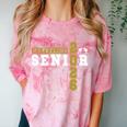 Wrestling Senior Night Wrestling Senior 2026 Graduation 43 Comfort Color Blast T-Shirt Clay