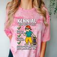 Xennial Born 1977 To 1983 Nostalgia Comfort Color Blast T-Shirt Clay