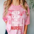 Xmas Nurse Graduation Keep Calm I'm Almost A Nurse Comfort Color Blast T-Shirt Clay