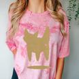 Yk2 Cat With Tomboy Tail 90s Nostalgia Downtown Indie Premium Tri-Blend Comfort Color Blast T-Shirt Clay
