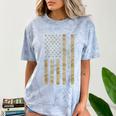 1964 Year Nostalgia Desert Camo Distressed American Flag Comfort Color Blast T-Shirt Ocean