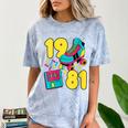 1981 Retro Raised In The 80s Old School Nostalgia Vibes Comfort Color Blast T-Shirt Ocean