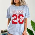 2 Sided Class Of 2026 Senior 2026 Graduation Comfort Color Blast T-Shirt Ocean