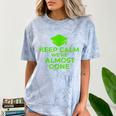 2018 Graduation Red Green High School Color Comfort Color Blast T-Shirt Ocean