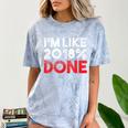 2018 Percent Done Senior Graduation Shirt Comfort Color Blast T-Shirt Ocean