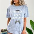 2019 College Level Complete Gamer Graduation Shirts Comfort Color Blast T-Shirt Ocean