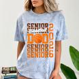 2026 Basketball Senior Dad Graduation Matching Family Comfort Color Blast T-Shirt Ocean
