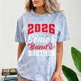 2026 Senior Band Brother Class Of 2026 Parent Graduation Comfort Color Blast T-Shirt Ocean