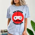 5th Grade Level Complete Gamer Graduation Comfort Color Blast T-Shirt Ocean