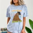 6th Grade Graduation Sloth Nailed It Class Of 2025 Comfort Color Blast T-Shirt Ocean