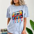 80s 90s Retro Party Costume Nostalgia Cassette Comfort Color Blast T-Shirt Ocean