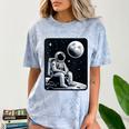 Aesthetic Spaceman Astronaut On The Moon Space Introvert Comfort Color Blast T-Shirt Ocean