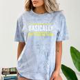 Basically Just Leave Me Alone Introvert Sarcasm Comfort Color Blast T-Shirt Ocean