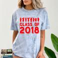 & Red Class Of 2018 Senior Graduation T Shirt Comfort Color Blast T-Shirt Ocean