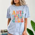 Anti Social Dog Moms Club Introvert Dog Mom Retro Men Women Comfort Color Blast T-Shirt Ocean