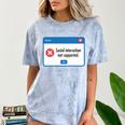 Anti Social Introvert Social Interaction Not Supported Comfort Color Blast T-Shirt Ocean