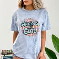 Anxious But Cute Introvert Floral Social Anxiety Comfort Color Blast T-Shirt Ocean Anxious But Cute Introvert Floral Social Anxiety Comfort Color Blast T-Shirt Ocean