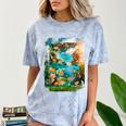 Aqua In The Skies Frutiger Aero Comfort Color Blast T-Shirt Ocean Aqua In The Skies Frutiger Aero Comfort Color Blast T-Shirt Ocean