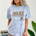Army National Guard Papa Army National Guard Graduation Papa Comfort Color Blast T-Shirt Ocean