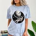 Astronaut Aesthetic Holding Moon Balloon Planets Introvert Comfort Color Blast T-Shirt Ocean