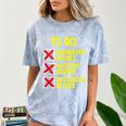 Bachelors Masters Doctorate Degree DR PHD Graduation Comfort Color Blast T-Shirt Ocean