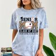 Baseball Senior Class Of 2027 Senior 2027 Graduation Women Comfort Color Blast T-Shirt Ocean