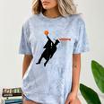 Basketball Slam Dunk Elementary Graduation 2025 6th Grade Comfort Color Blast T-Shirt Ocean