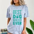 Best Dog Walker Ever Graduation New Shirt Dog Lover Comfort Color Blast T-Shirt Ocean