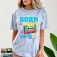 Born In The 80's But 90's Made Me Nostalgia Cassette Tape Comfort Color Blast T-Shirt Ocean