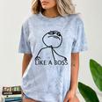 Like A Boss Rage Comic Meme Classic Internet Nostalgia Tee Comfort Color Blast T-Shirt Ocean