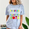 My Brother Graduated Kindergarten Class Of 2025 Graduation Comfort Color Blast T-Shirt Ocean