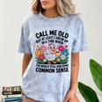 Call Me Old Seniors Nostalgia Retro Humor Casual Comfort Color Blast T-Shirt Ocean